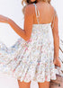 White Boho Mini Dress Selena